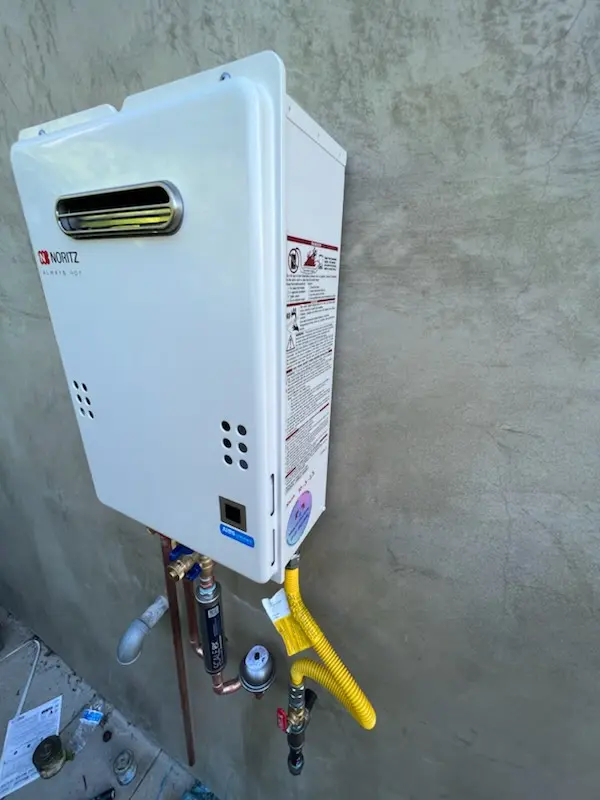 Tankless water heater installation for Parrott Village homes